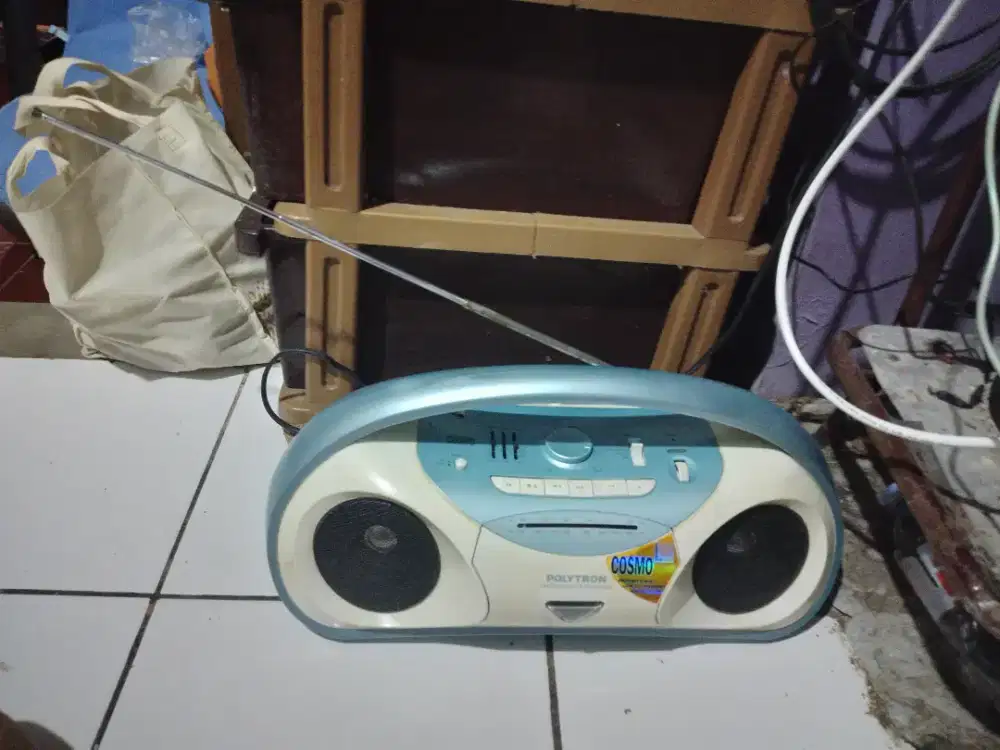 Tape compo,radio tape polytron,normal semua