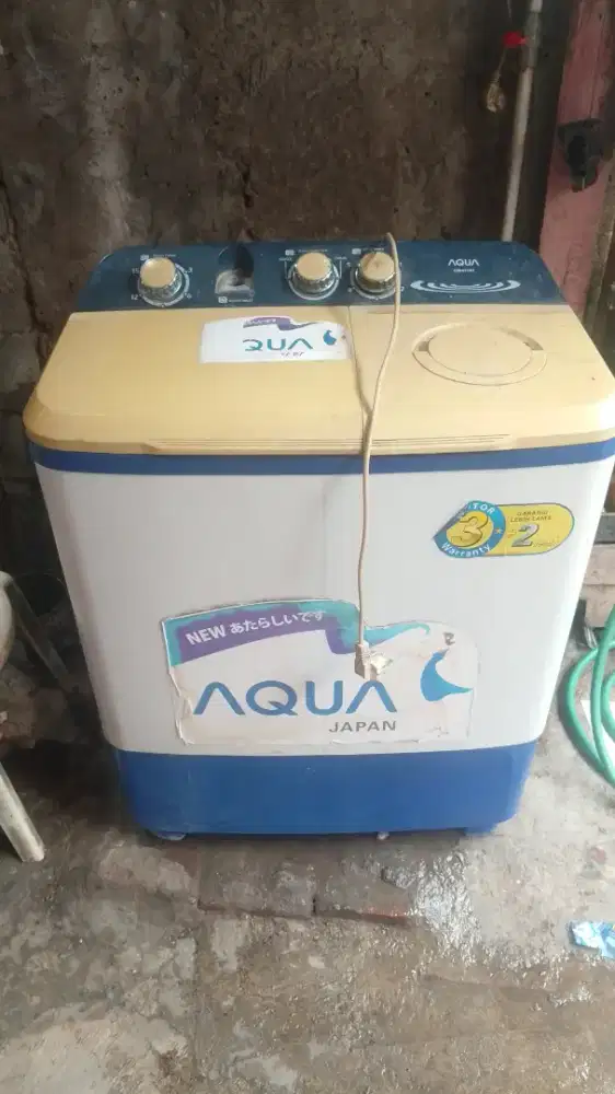 Mesin cuci bekas 2 tabung