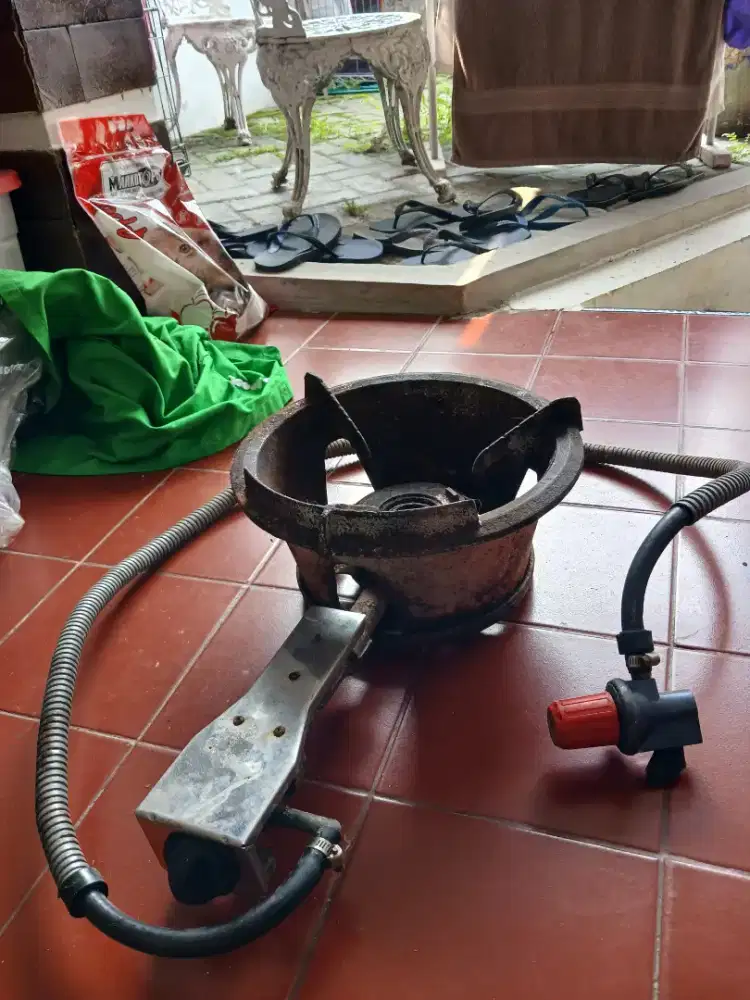 Kompor Gas Cor Industri Besar + Selang & Regulator |