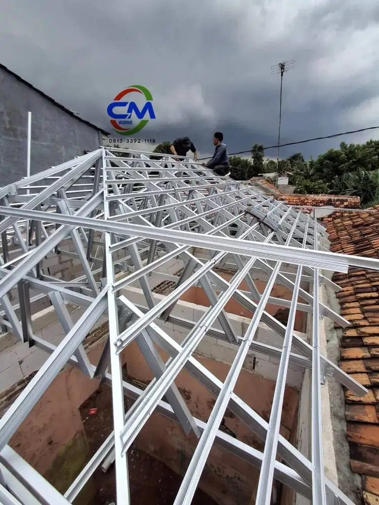 Konstruksi Bajaringan (kanopi, Rangka Atap, carport, Partisi)