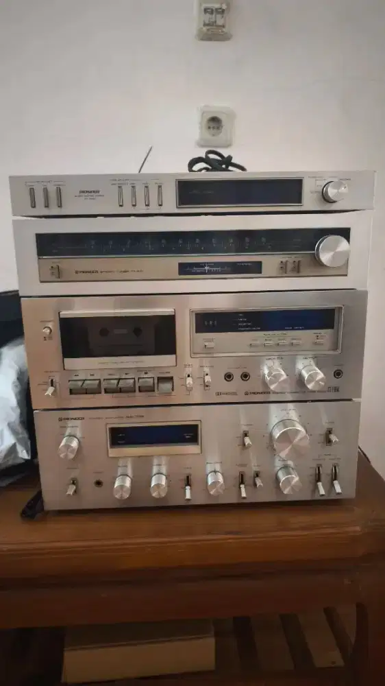 Amplifier Pioneer blue set