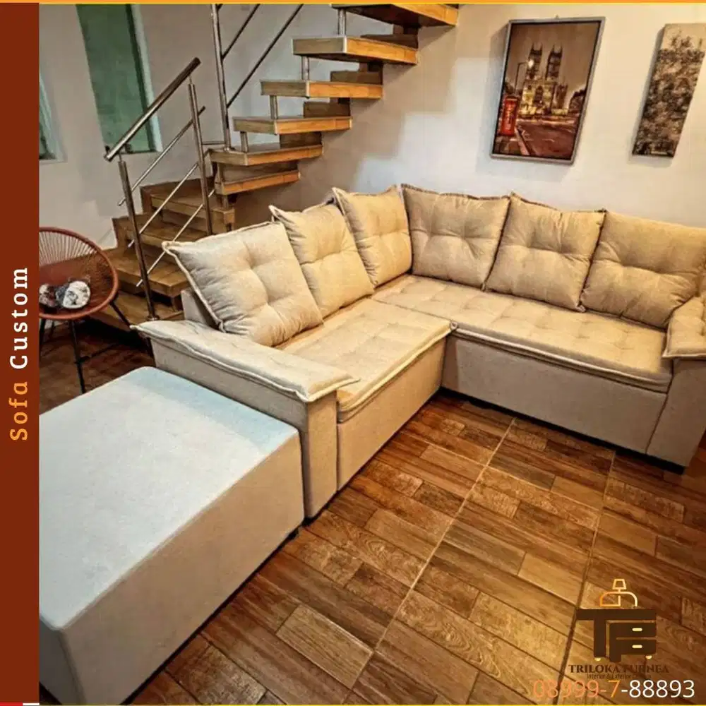 Cari Sofa yang Pas Ukuran Ruangan? Custom Aja! ️