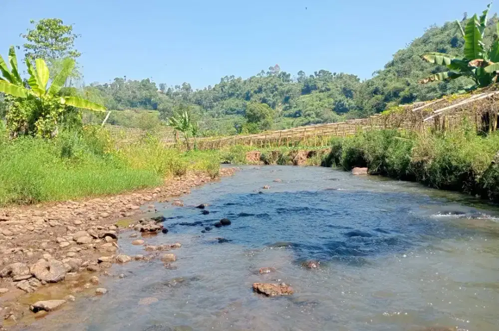 TANAH PINGGIR SUNGAI CIWIDEY AKSES MOBIL