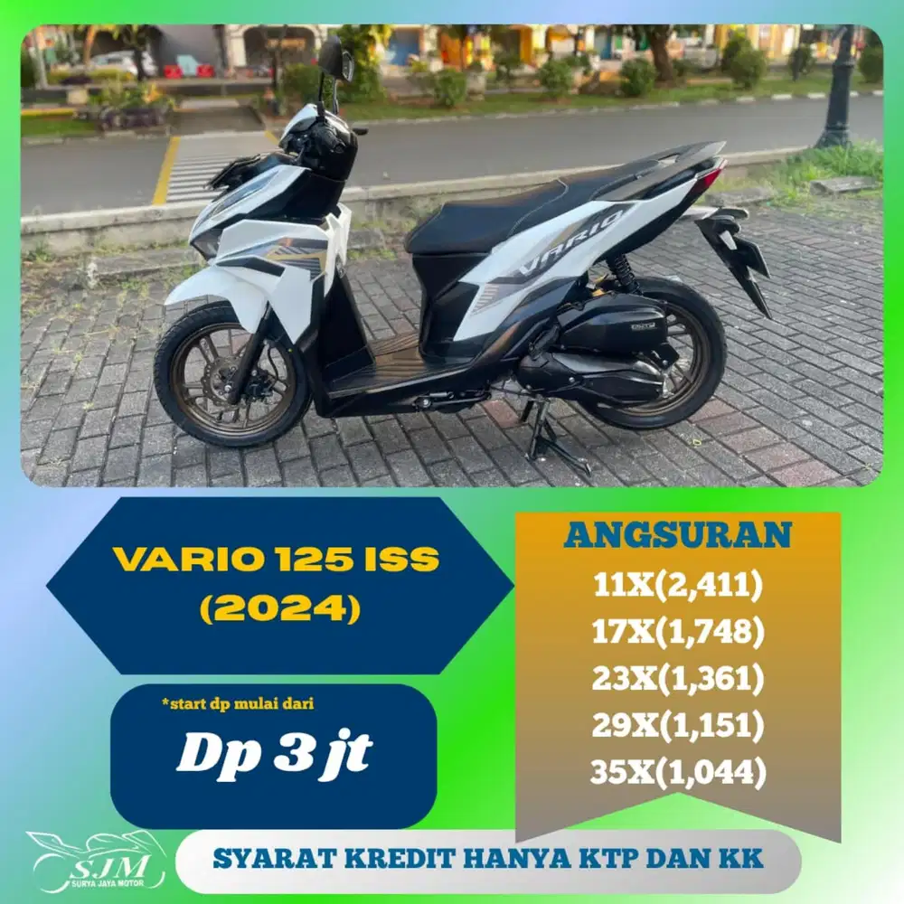 HONDA VARIO 125 CBS ISS 2024 SIAP PAKAI