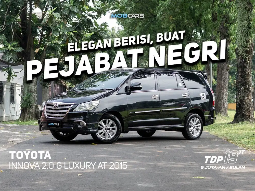 FREE E TOLL 1 JT INNOVA G LUXURY 2.0 AT 2015