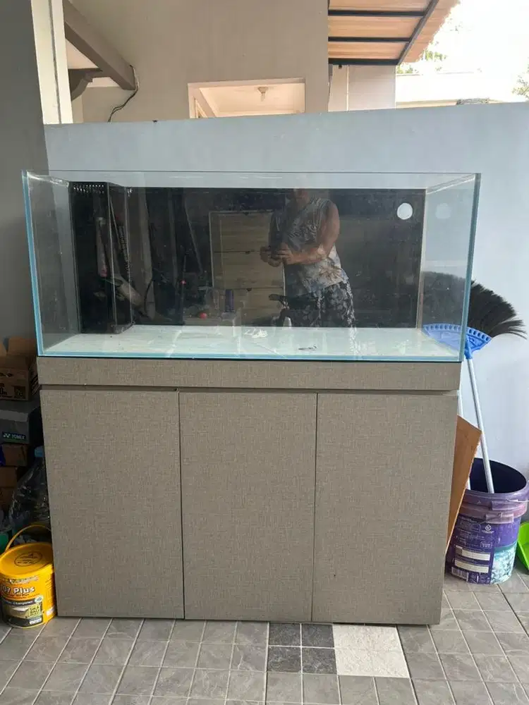 Aquarium Optic Clear kondisi masi bagus