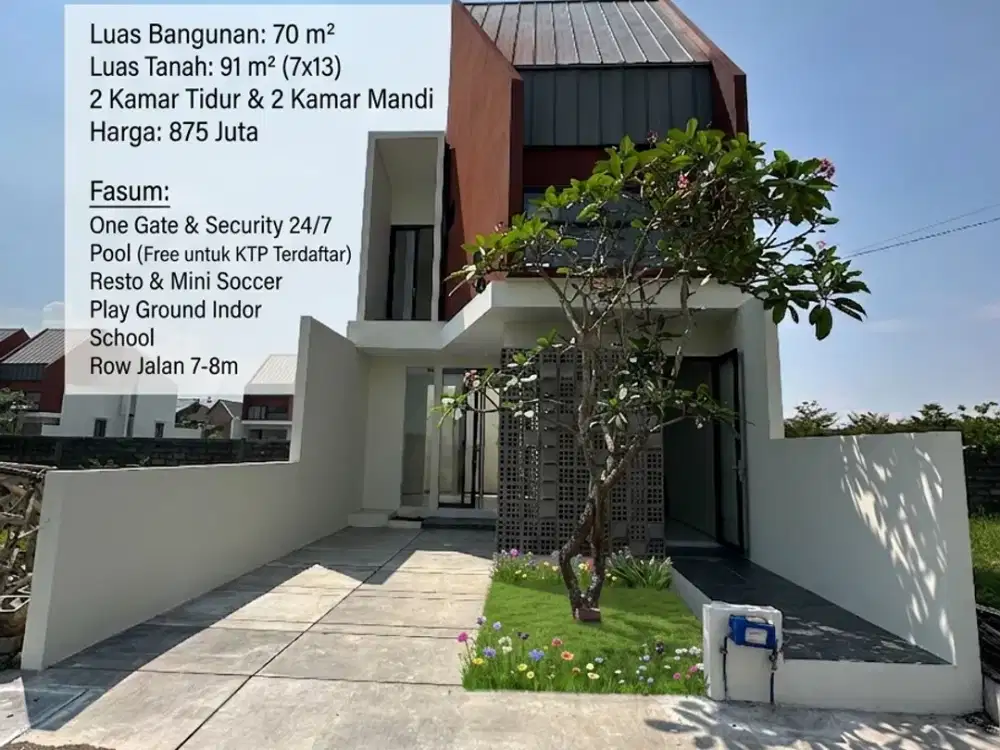 Rumah 2 Lantai di Area Mewah dan Eksklusif Kota Malang