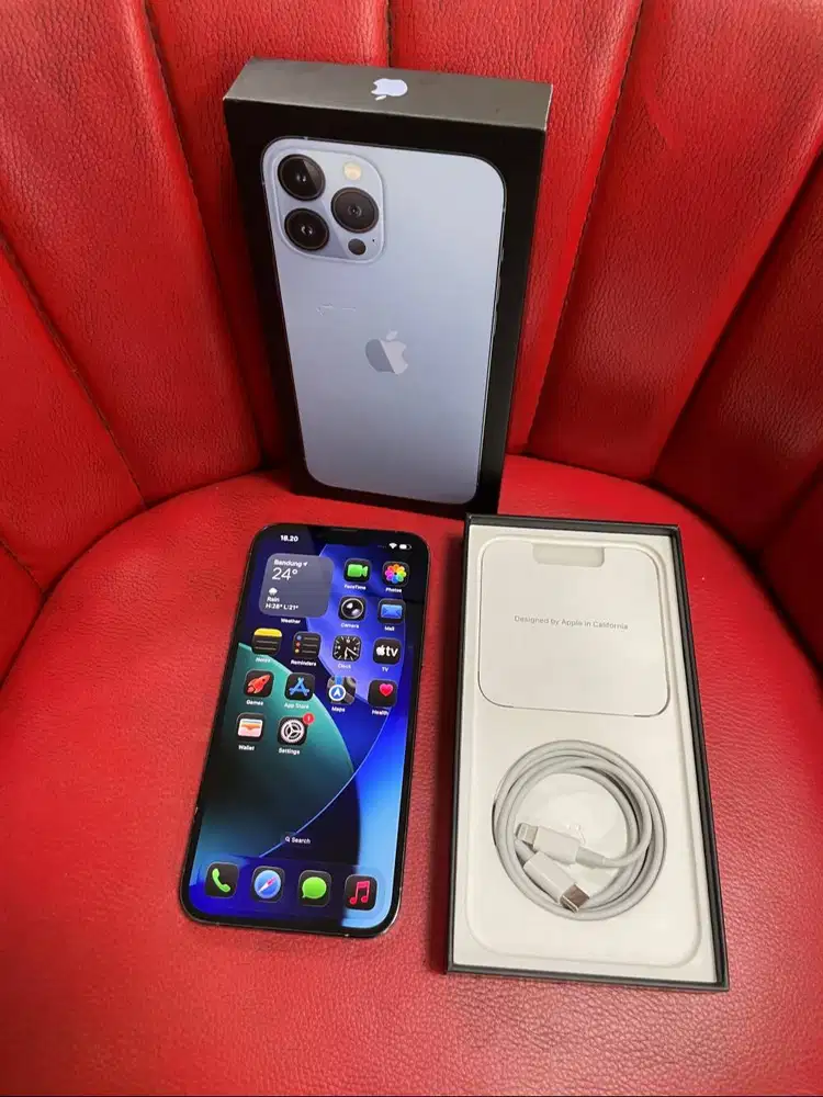 iPhone 13 Pro Max 256gb Sierra Blue iBox PA/A Fullset Original