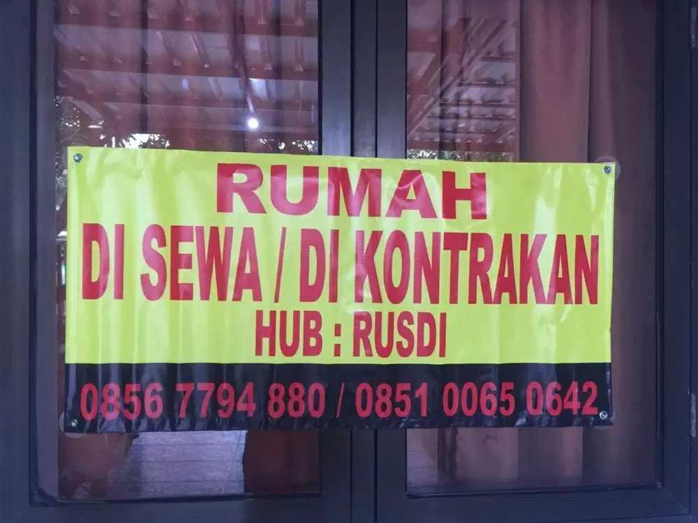Di sewakan rumah dengan posisi strategis