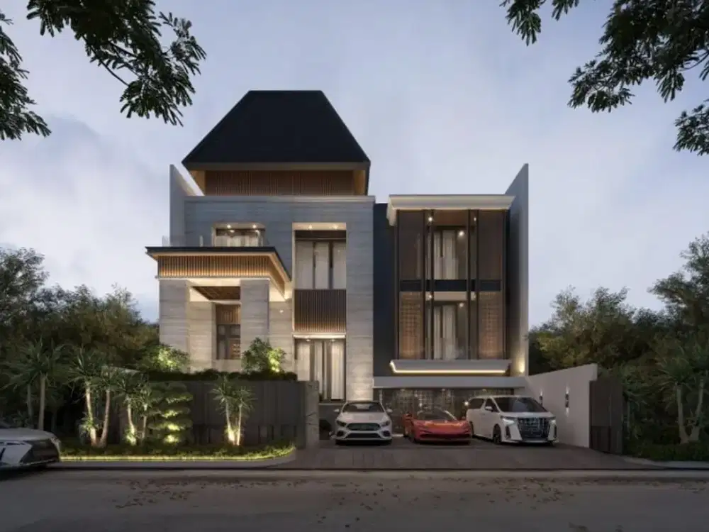 New American Modern Rumah di Citraland Utama 2,5 Lantai