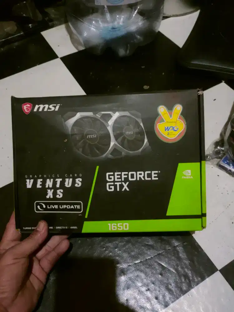 VGA GeForce GTX 1650 dan SSD 120 Gb