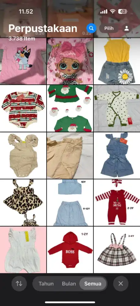Baju bayi dan anak baru