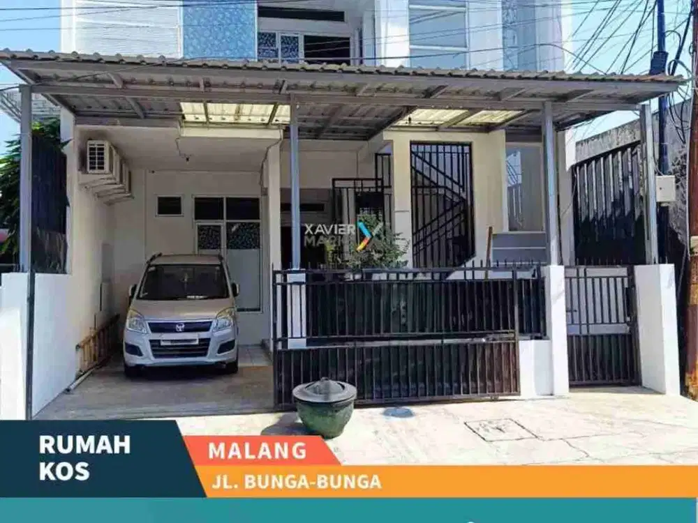 Dijual Rumah Kost Aktif 11 KT di Jalan Bunga-Bunga, Suhat Malang