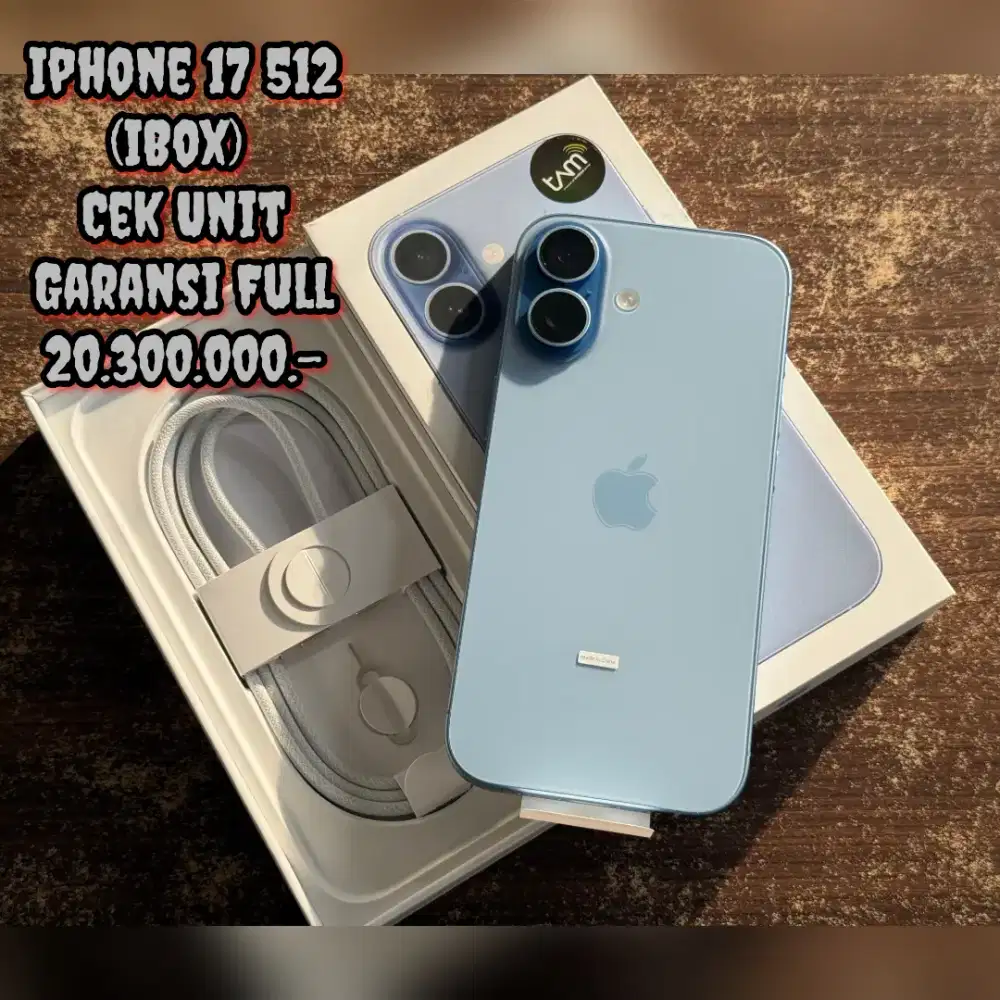 Iphone 17 256 (iBox) Cek Unit