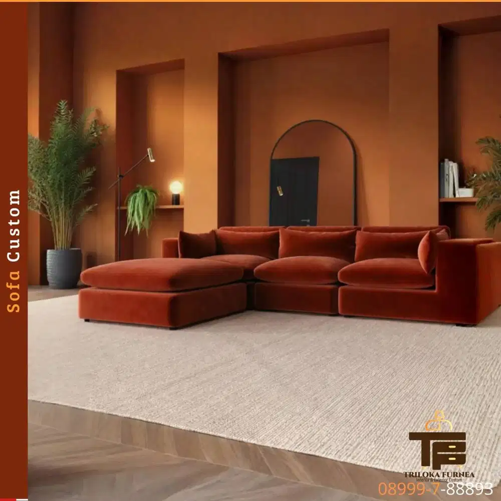 Sofa Custom mewah dan premium bisa request desain