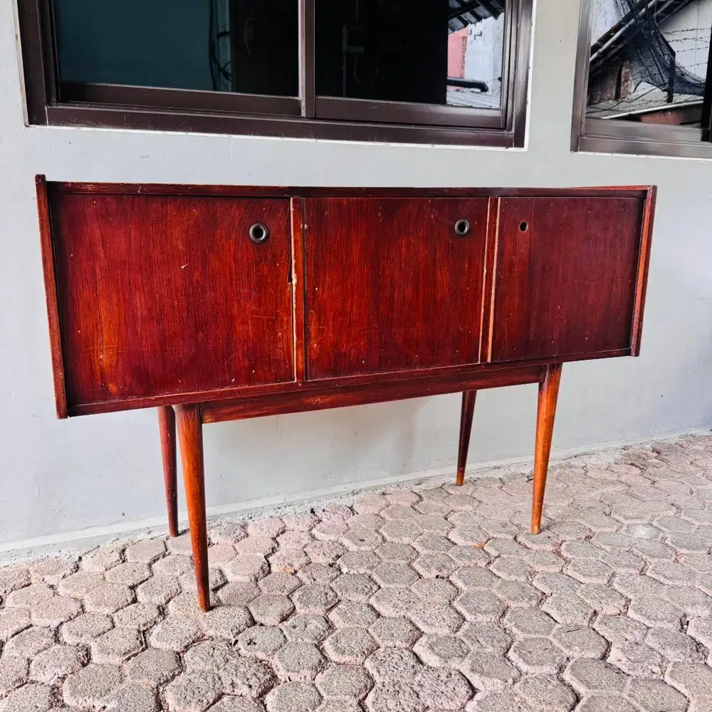 buffet antik kayu jati