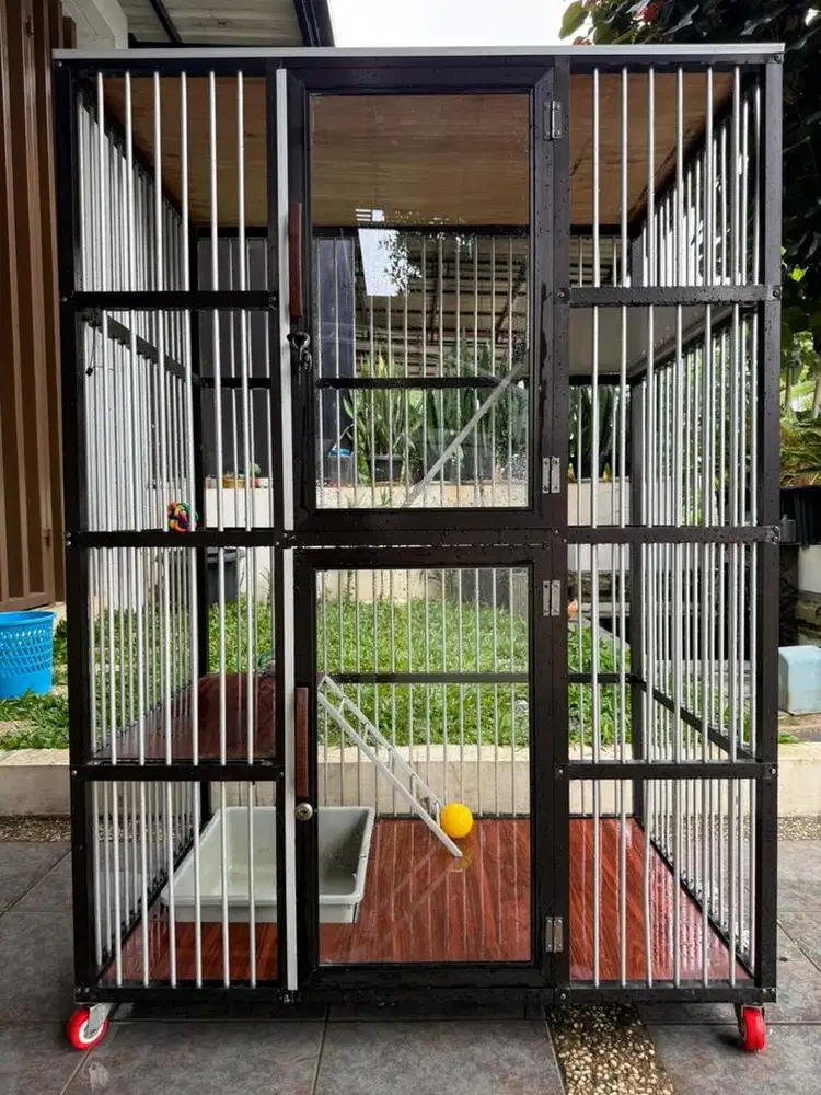 KANDANG KUCING 2 TINGKAT