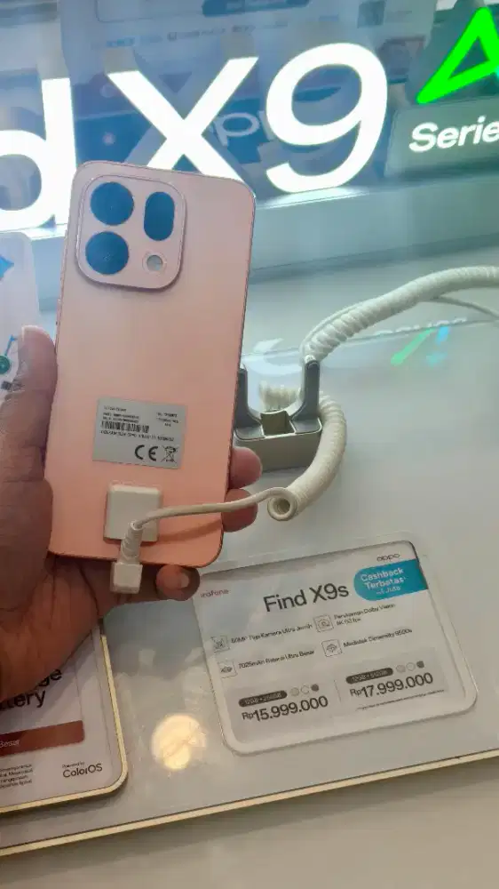 Oppo Find X9s 12gb / 512gb Garansi Resmi Oppo Indonesia