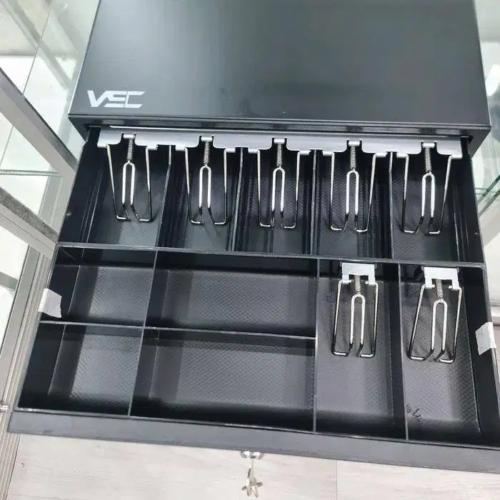 Cash Drawer VSC CD 408 RJ-11 laci uang kasir 7 slot uang kertas 4 slot