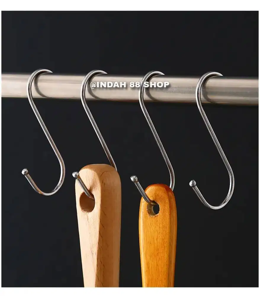 Gantungan Kait Kawat S / Hook Gantungan S Stainless Serbaguna