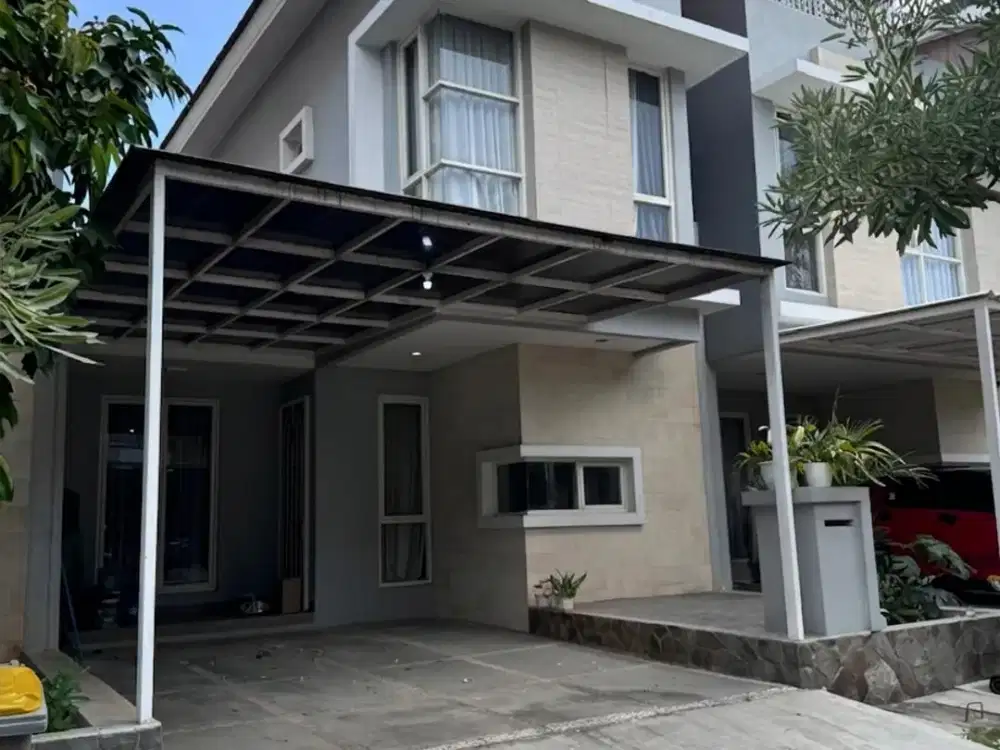 Rumah 2lt luas 75meter 6x12,5 3KT Cluster Lavesh HI Harapan indah Bekasi