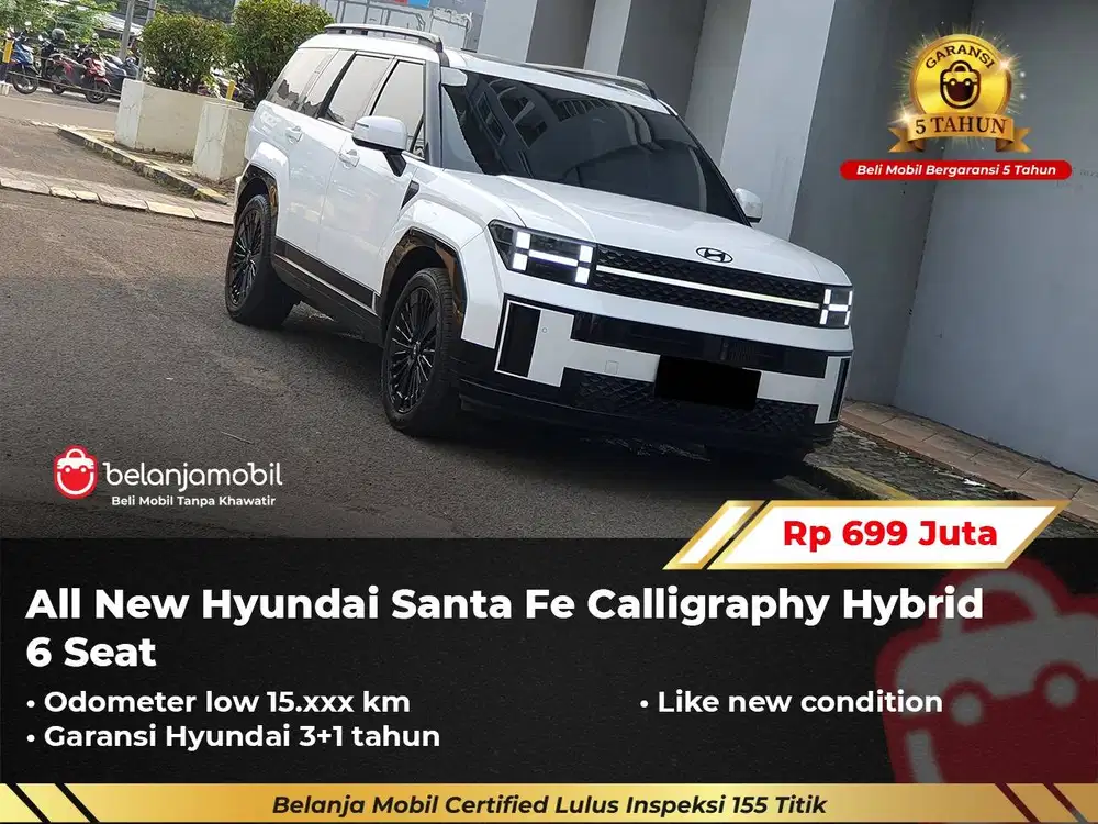 [LOW KM] Hyundai Santafe Santa Fe Calligraphy Hybrid 6 Seat 2025/2026