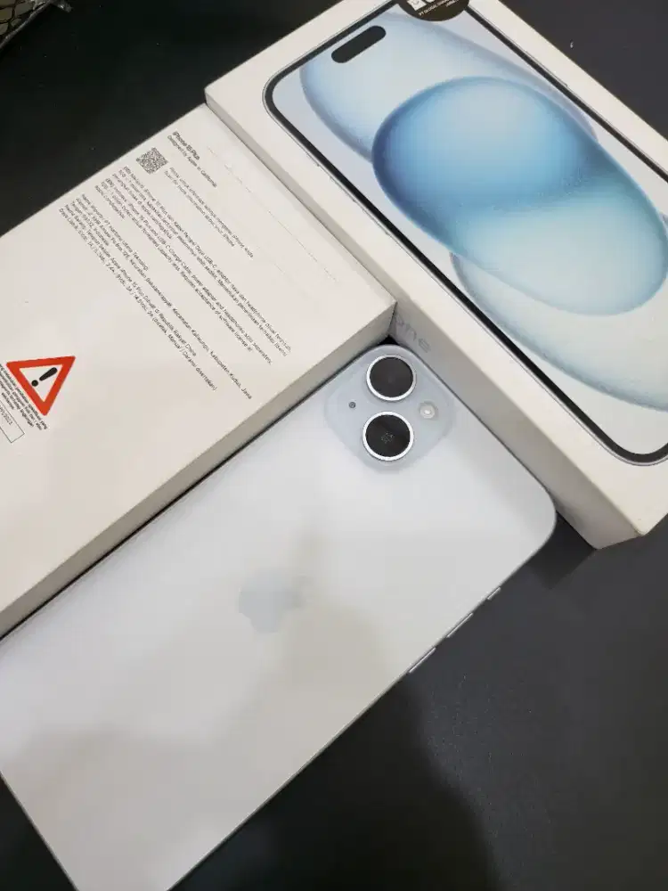 iPhone 15 Plus Blue 128Gb Mulus Resmi