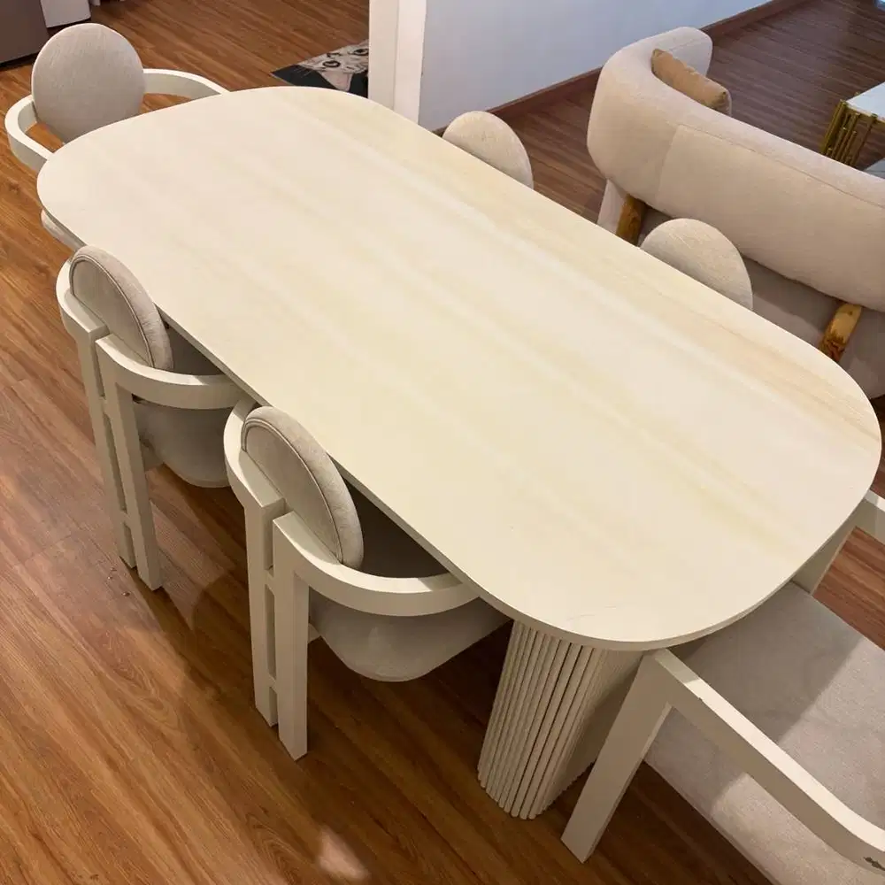 [NEGOTIABLE] Meja Makan Jepara / Minimalist Aesthetic / Dining Table 6
