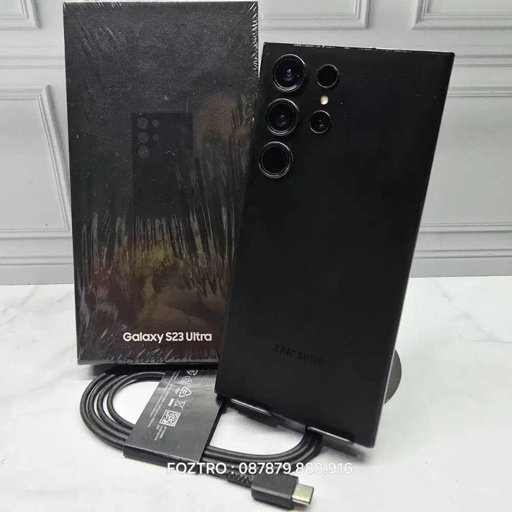 Samsung Galaxy S23 Ultra 12/256GB Fullset Resmi SEIN No Minus