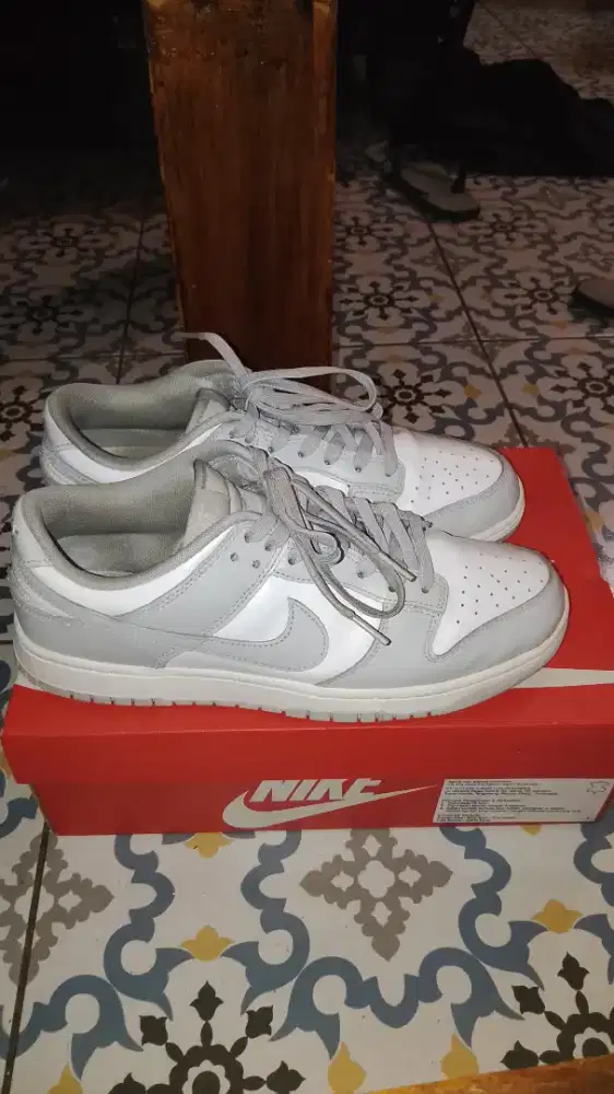 NIKE DUNK LOW RETRO GREY FOG (UK 10)