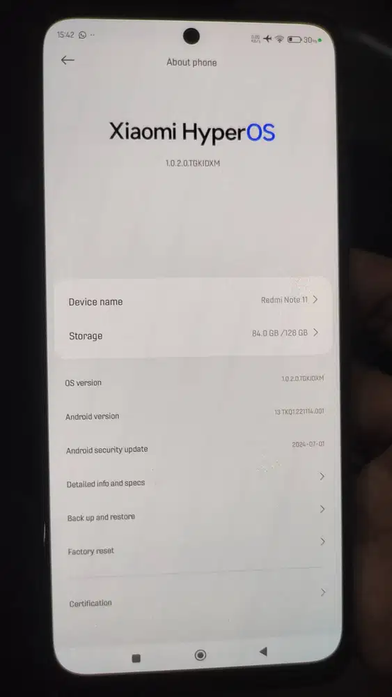 [WTS] Xiaomi Redmi Note 11 128GB - Layar Super AMOLED 90Hz Mulus!