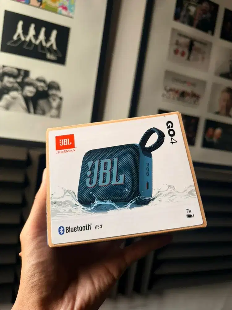 Bluetooth Speaker JBL Go 4 Blue PT IMS original (baru)