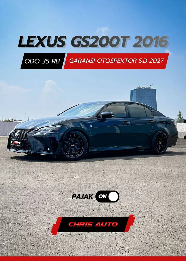 RARE ITEM!!! LEXUS GS200T F-SPORT 4X2 LOW ODO 35RB PERAK