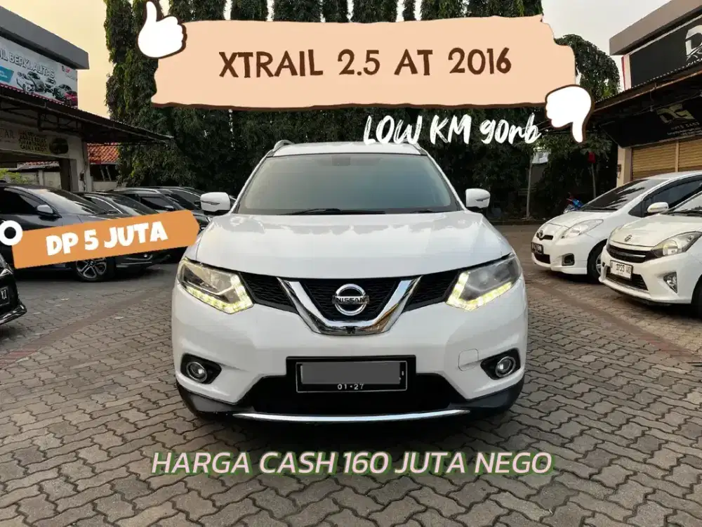 DP PROMO 5JT XTRAIL 2.5 AT 2016 LOW KM 90RB WHITE EDITION RARE !!