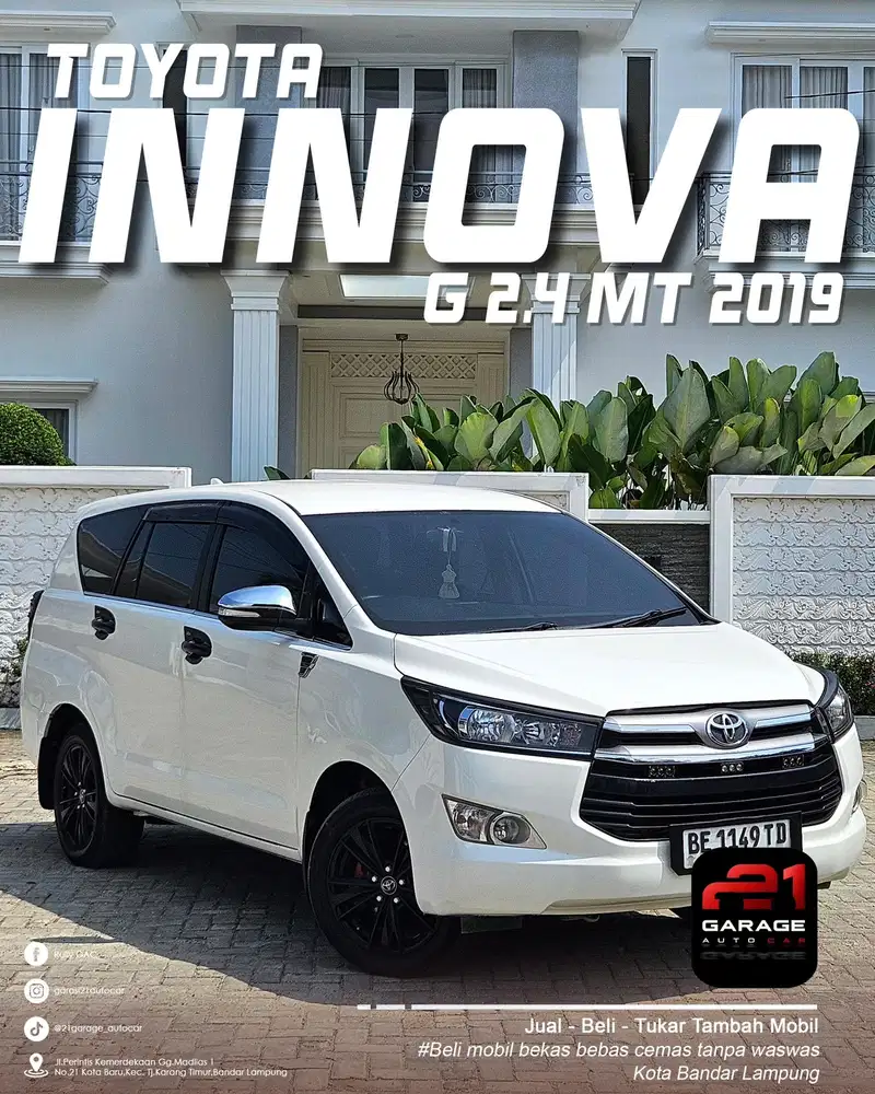 Toyota kijang innova 2019 G 2.4 diesel manual jual cepat yukkkk