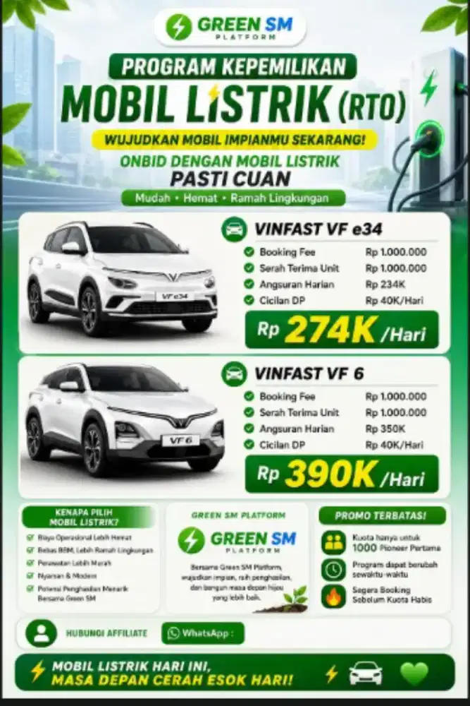 OPEN REC DRIVER GREENSM SISTEM SEWA KEPEMILIKAN