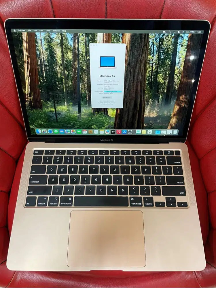 MacBook Air 13 inch 2020 Retina Quad-Core i5 8gb 512gb Gold