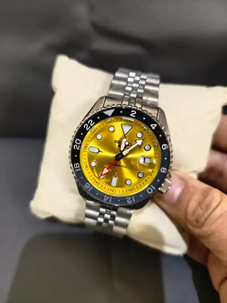 Jam Seiko GMT SSK017J1 Clone