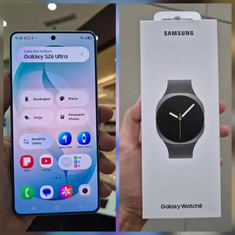 Paket Promo Samsung Galaxy S26 Ultra + watch 8 hemat 3juta