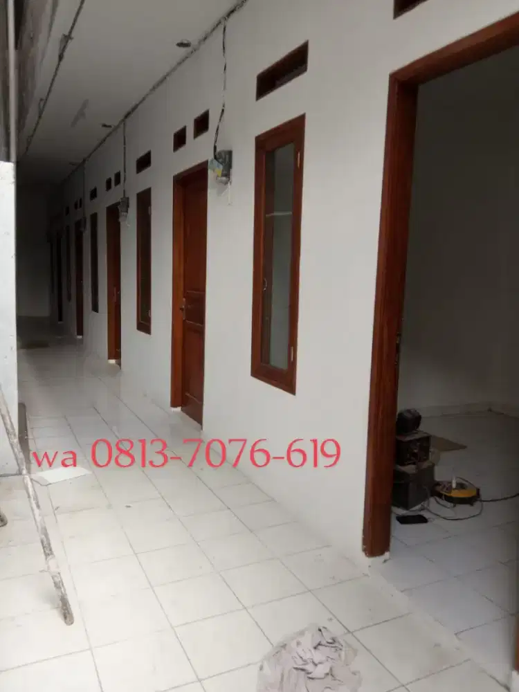 Bangunan baru kontrakan petakan Kebayoran Baru Jakarta Selatan