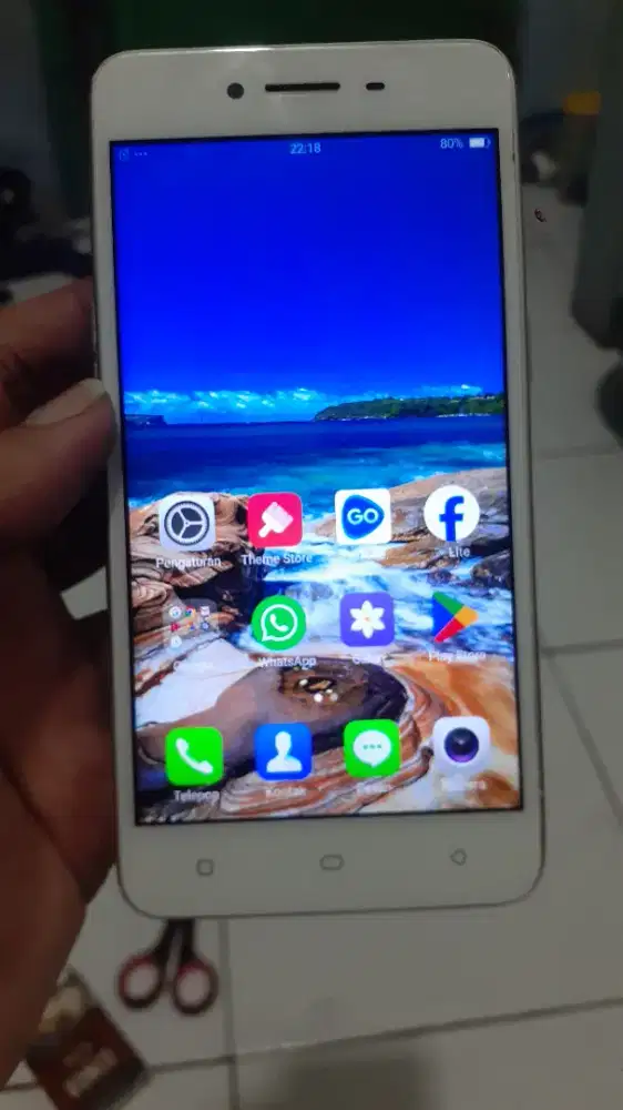 Oppo A37f 4G 2/16 layar 5 inchi mulus