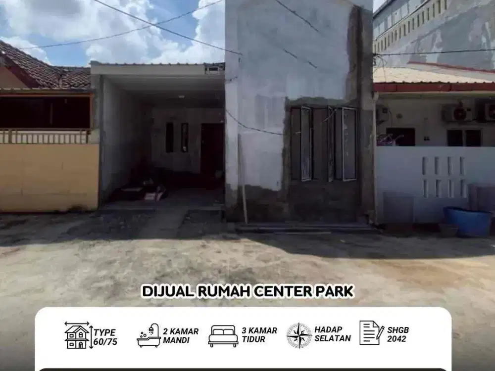 Dijual Rumah Center Park Batam Center