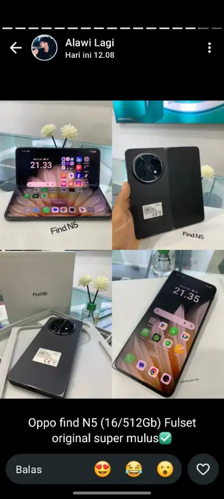 Oppo Find N5 Fold (16/512) Fullset original