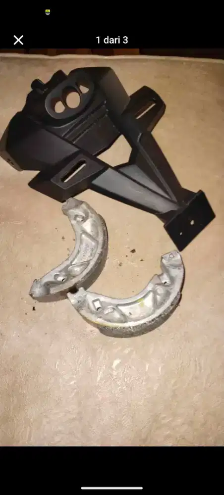 Dijual kampas rem dan spakbor belakang x ride