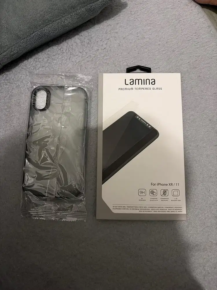 Case iphone dan tempered glass iphon XR / 11
