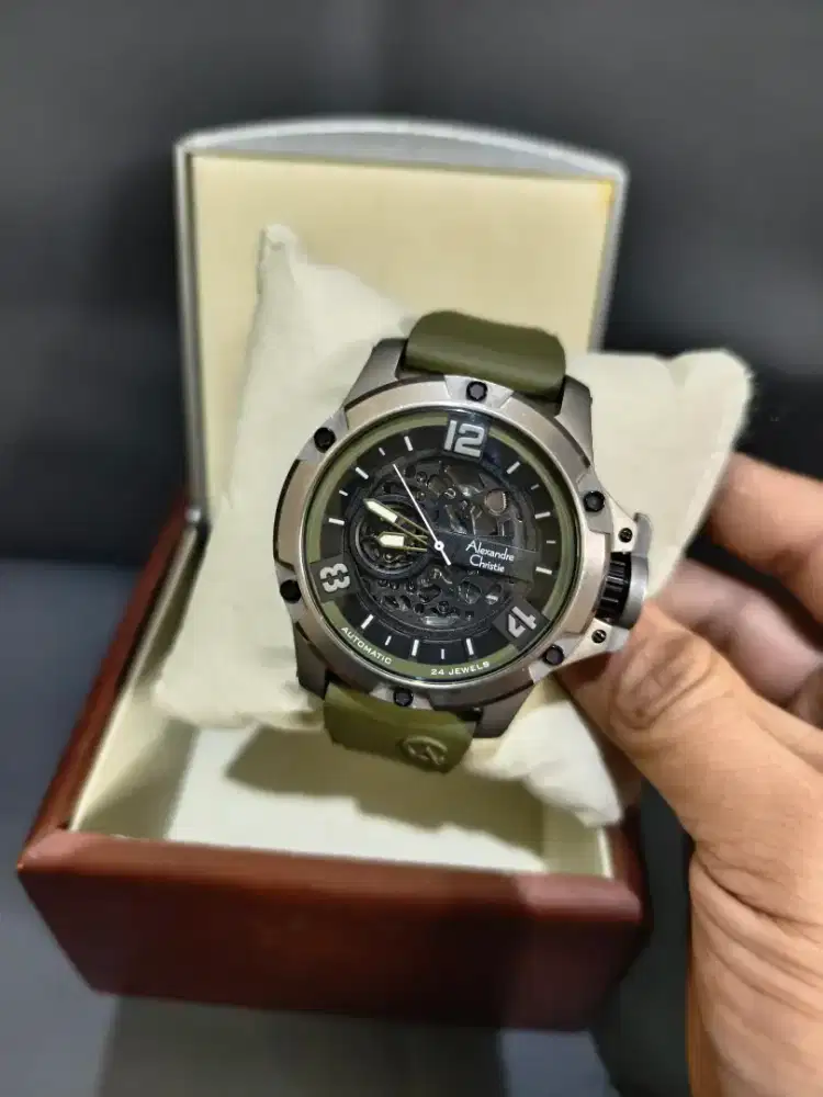 Jam Alexandre Christie 6295MT Titanium Original