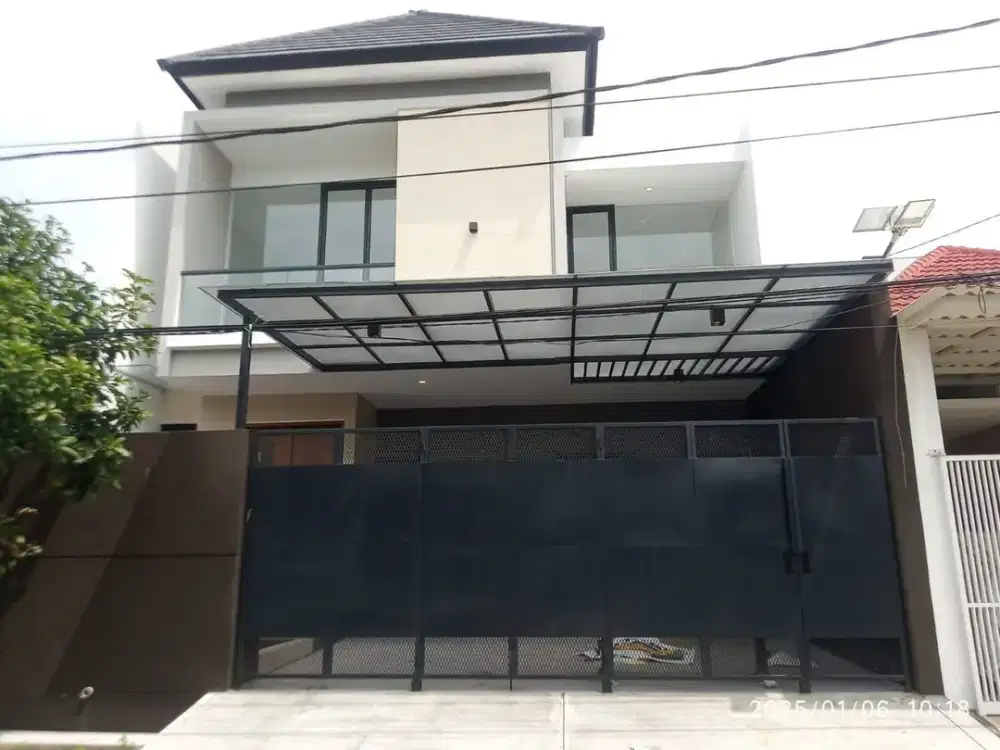 Dijual rumah baru gres 2 lantai modern minimalis cluster Manggis , Pondok Tjandra Indah - Sidoarjo