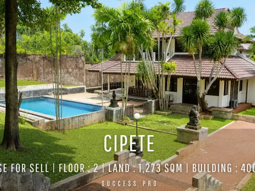 For Sell! Prime Residential & Commercial Property with Private Swimming Pool in the Prestigious Antasari - Cipete Area