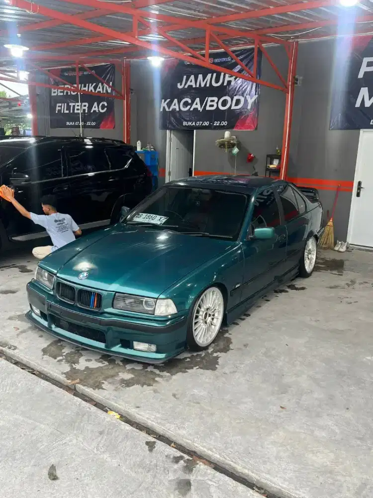 BMW E36 1993 Green Boston Full Mods