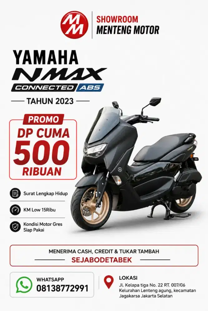Yamaha Nmax Connected ABS DP CUMA 500 RIBU